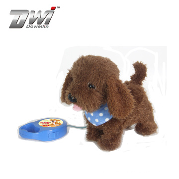 DWI wholesale soft stuffed funny custom toy plush electric dog for kids